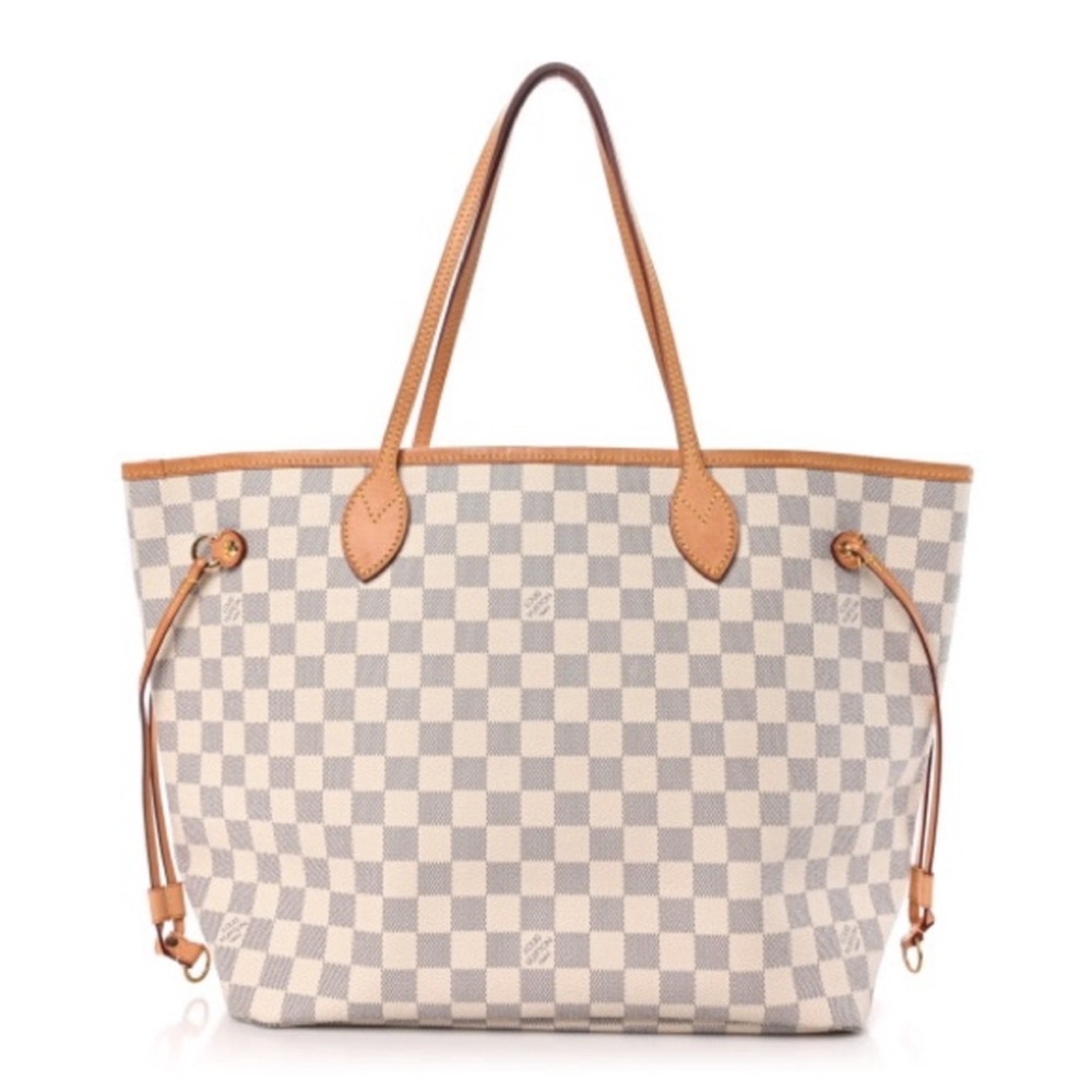 Damier Azur Neo Neverfull MM Rose Ballerine - Picture 3 of 12